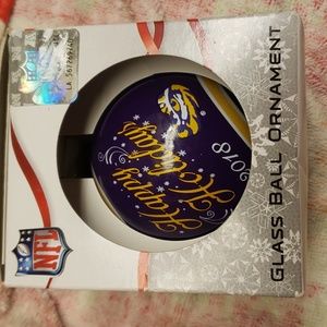 NIB☆ NFL LSU Christmas Ornament